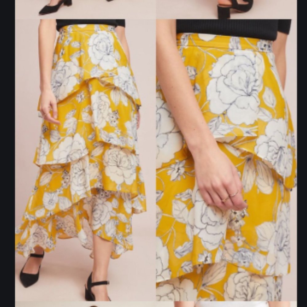 Mosier Tiered Maxi Skirt by Maeve